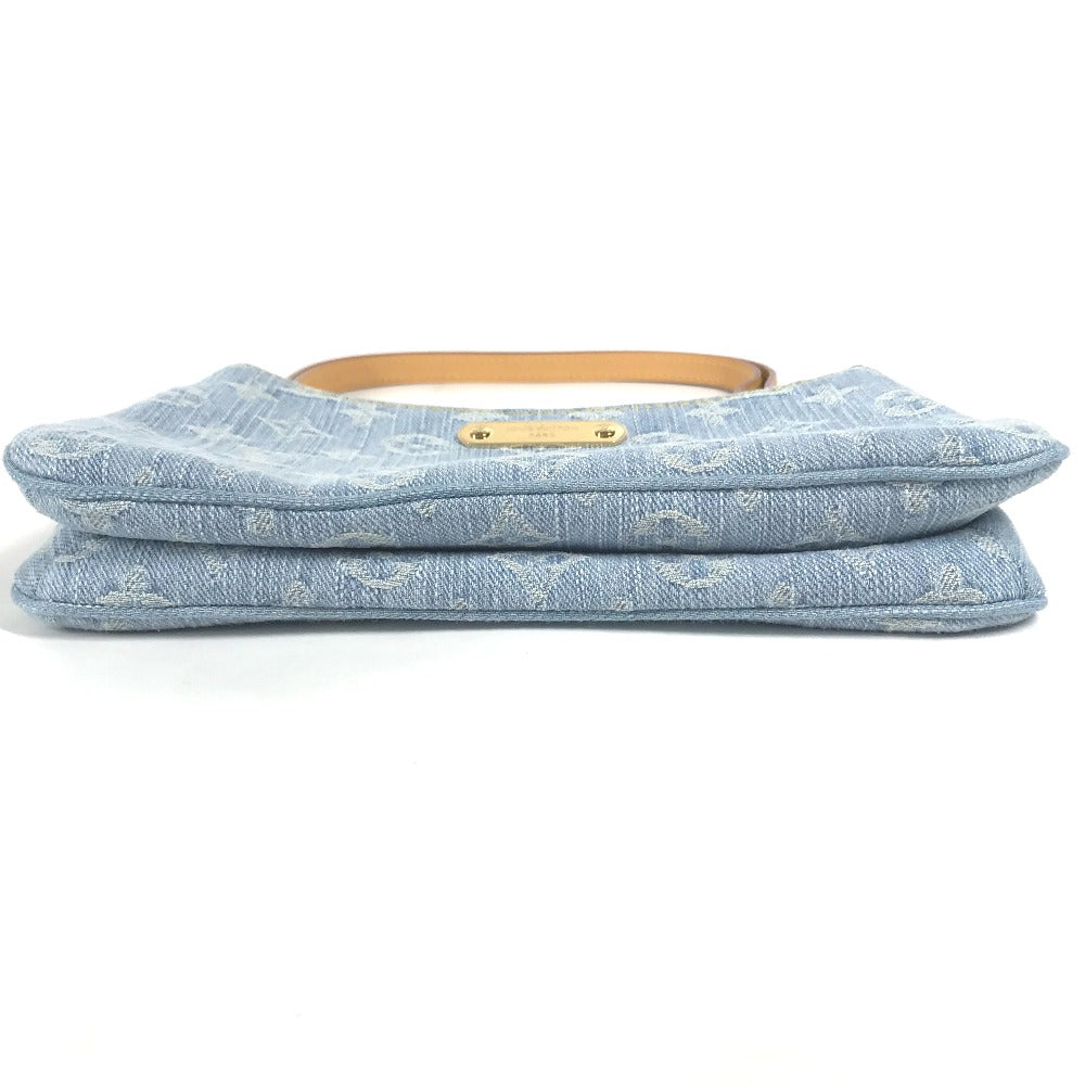 LOUIS VUITTON Shoulder Bag Monogram denim blue Monogram denim Pochette Live