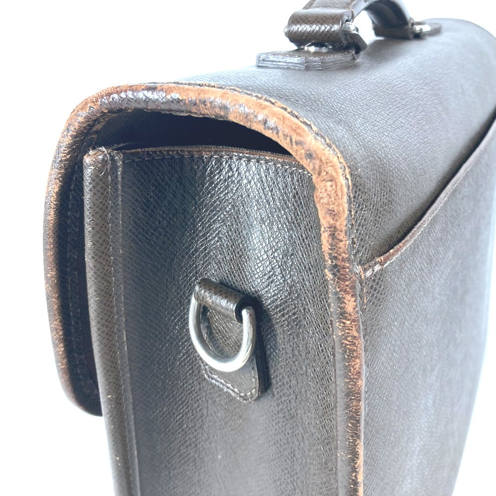 LOUIS VUITTON Business bag Taiga Leather Brown Taiga Anton mens