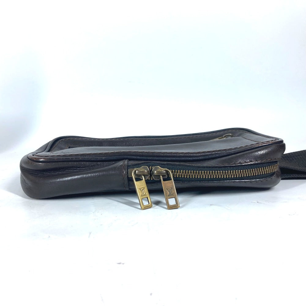 LOUIS VUITTON Sling bag Utah leather Brown Utah Sui