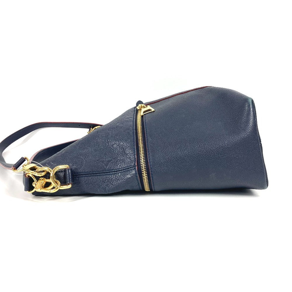 LOUIS VUITTON Shoulder Bag Monogram Ann Platt Leather Navy Monogram Ann Platt Merry Women