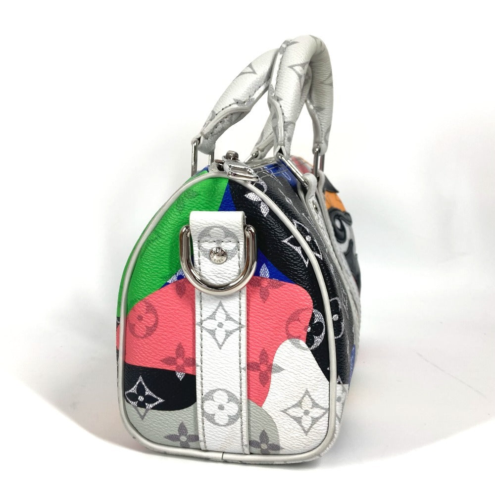 LOUIS VUITTON Shoulder Bag Monogram canvas, leather multicolor Monogram LV Portrait Keepall ・bandouliere 25