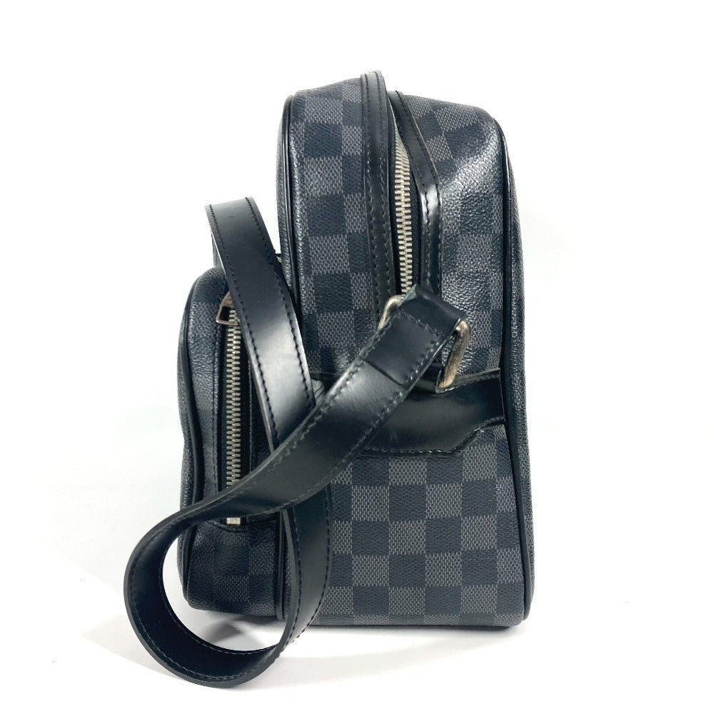 LOUIS VUITTON Shoulder Bag Damier Grafitto Canvas black Damier Grafitte Io unisex(Unisex)