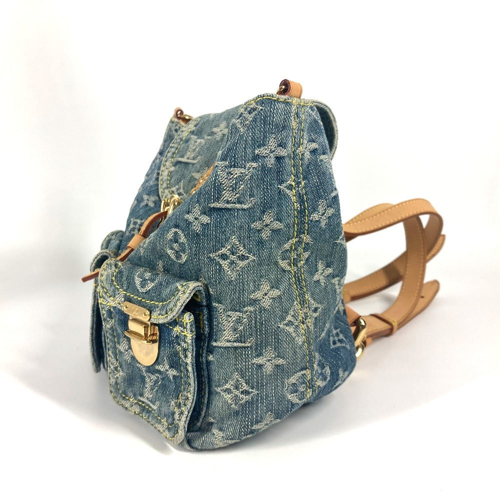 LOUIS VUITTON Backpack Monogram denim canvas blue Monogram denim Sac A DosPM