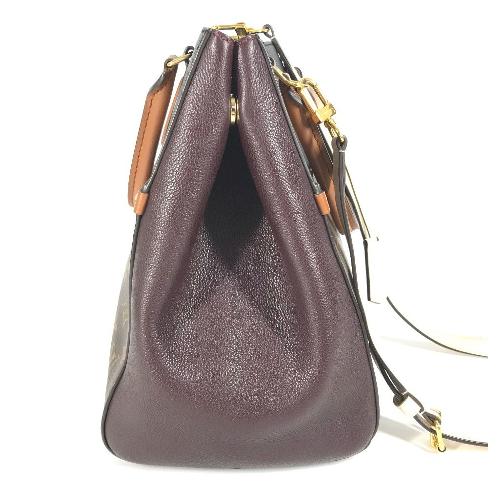LOUIS VUITTON Handbag Monogram canvas Brown Monogram Fold Tote MM