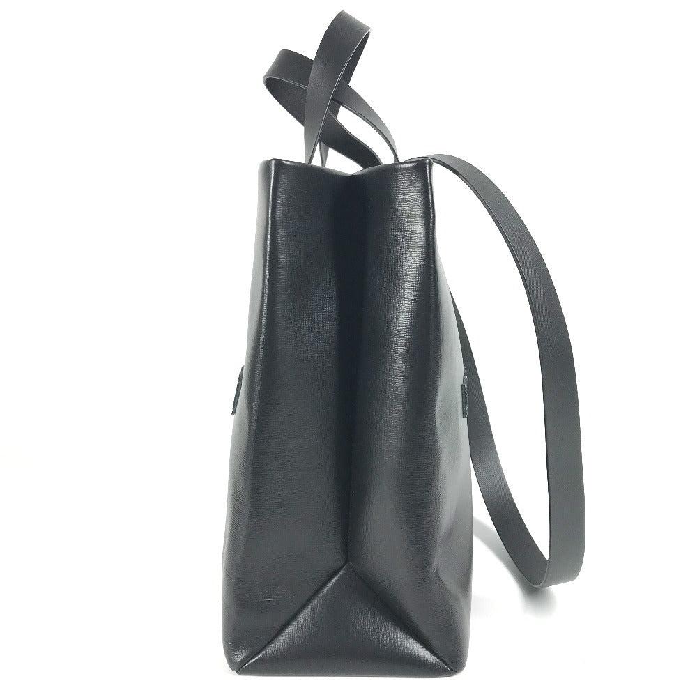 LOUIS VUITTON Tote Bag , Cowhide leather black LV Packaging Shopper Tote MM