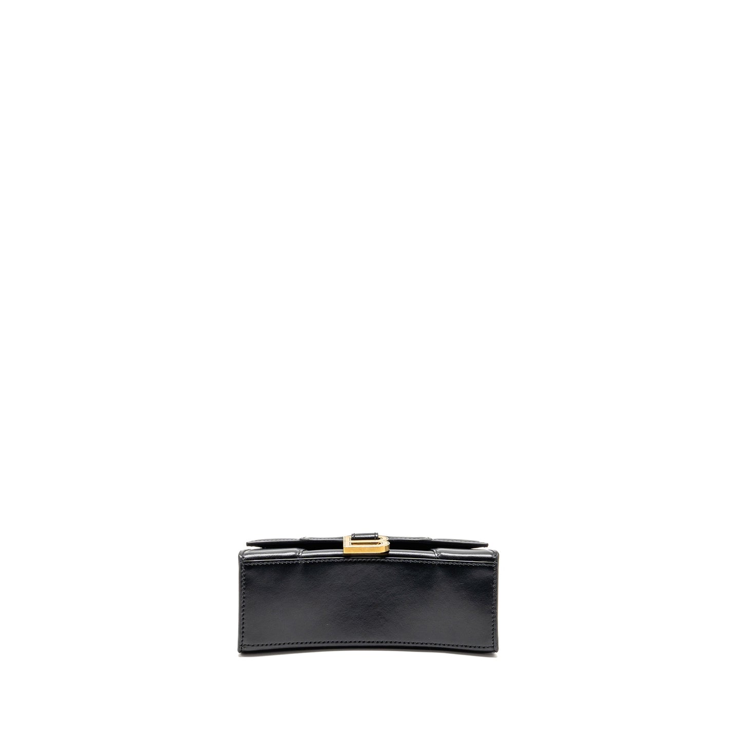 Balenciaga Hourglass Purse Calfskin Black