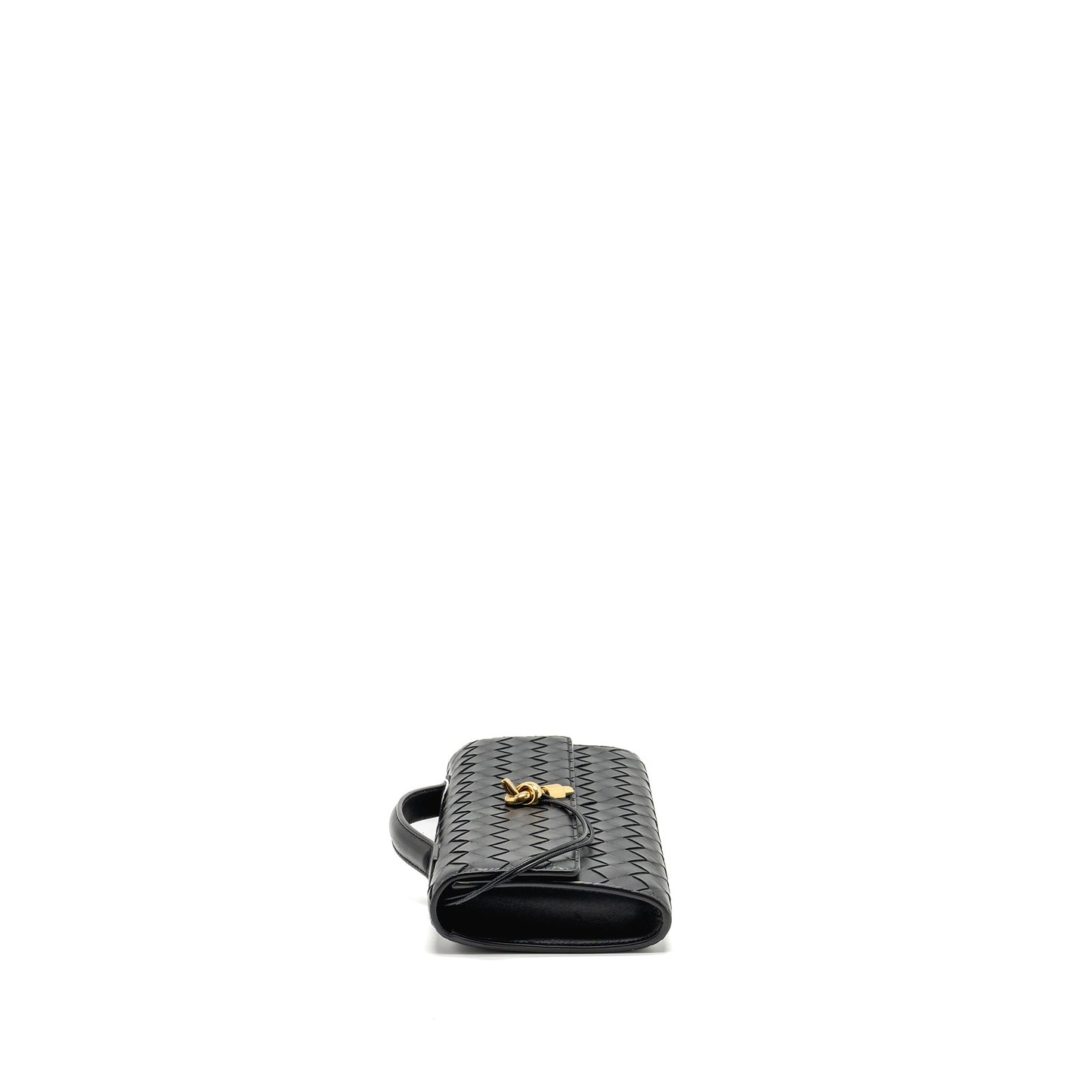 Bottega Veneta Andiamo Clutch lambskin black