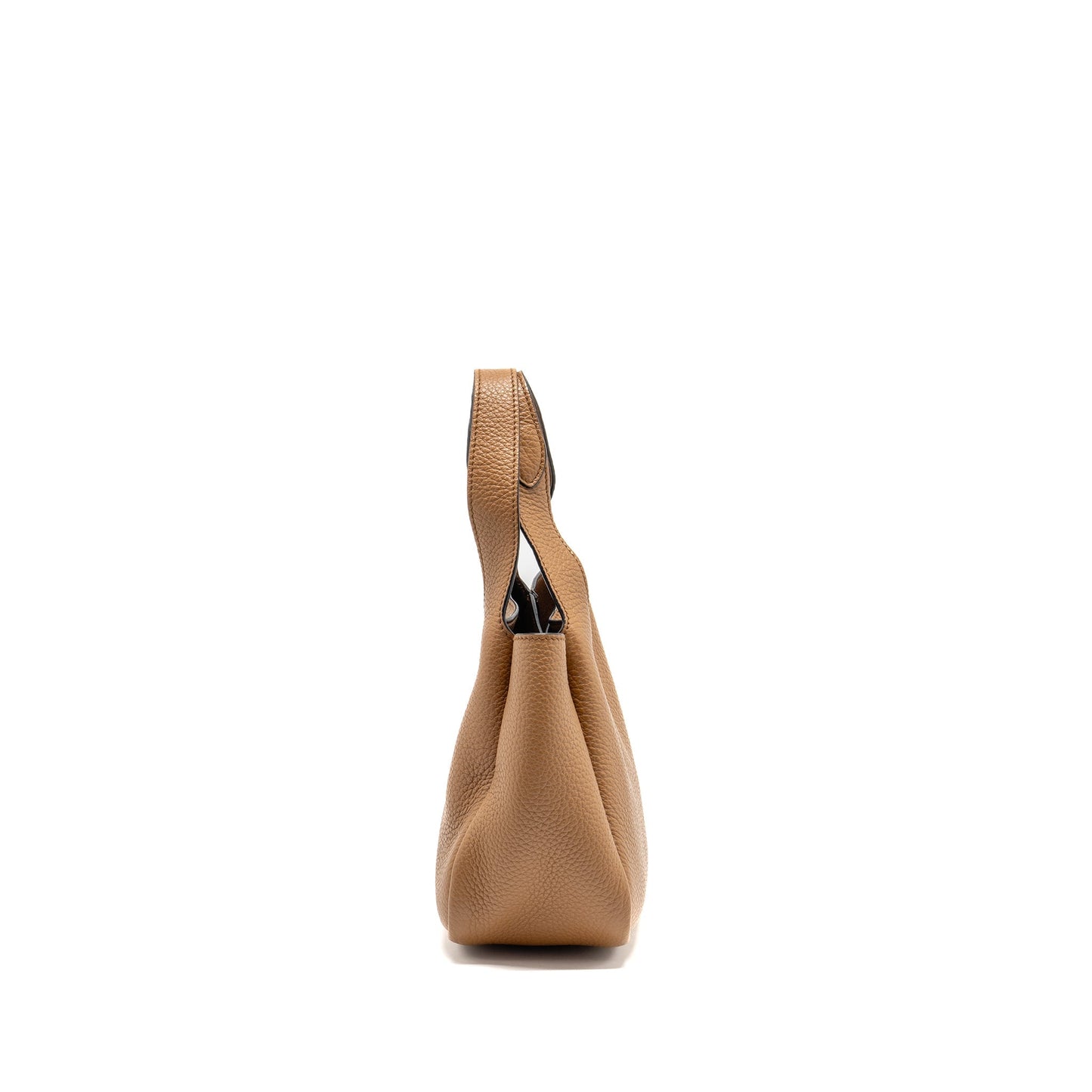 Prada Mini Leather Handbag Calfskin Caramel