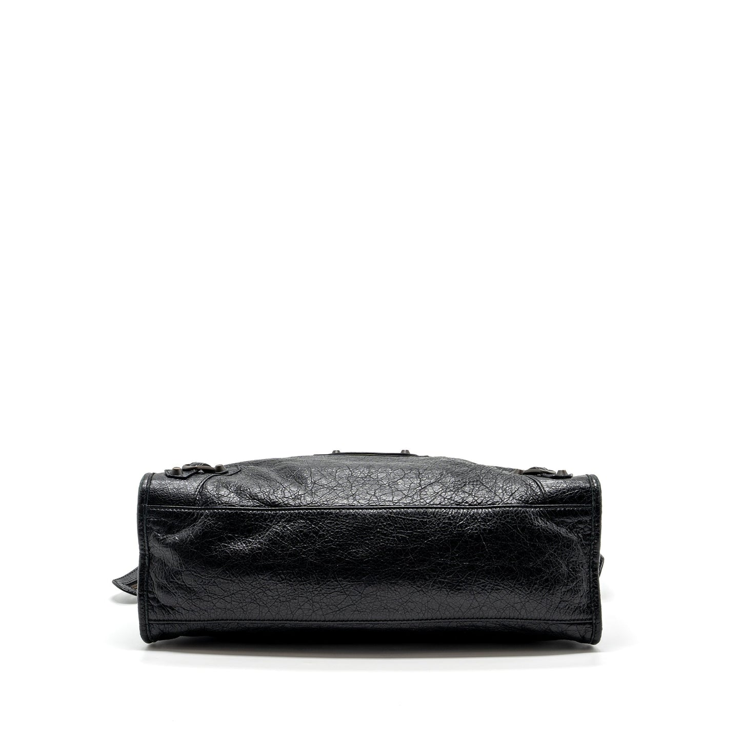 Balenciaga City Purse Calfskin Black Ruthenium Hardware
