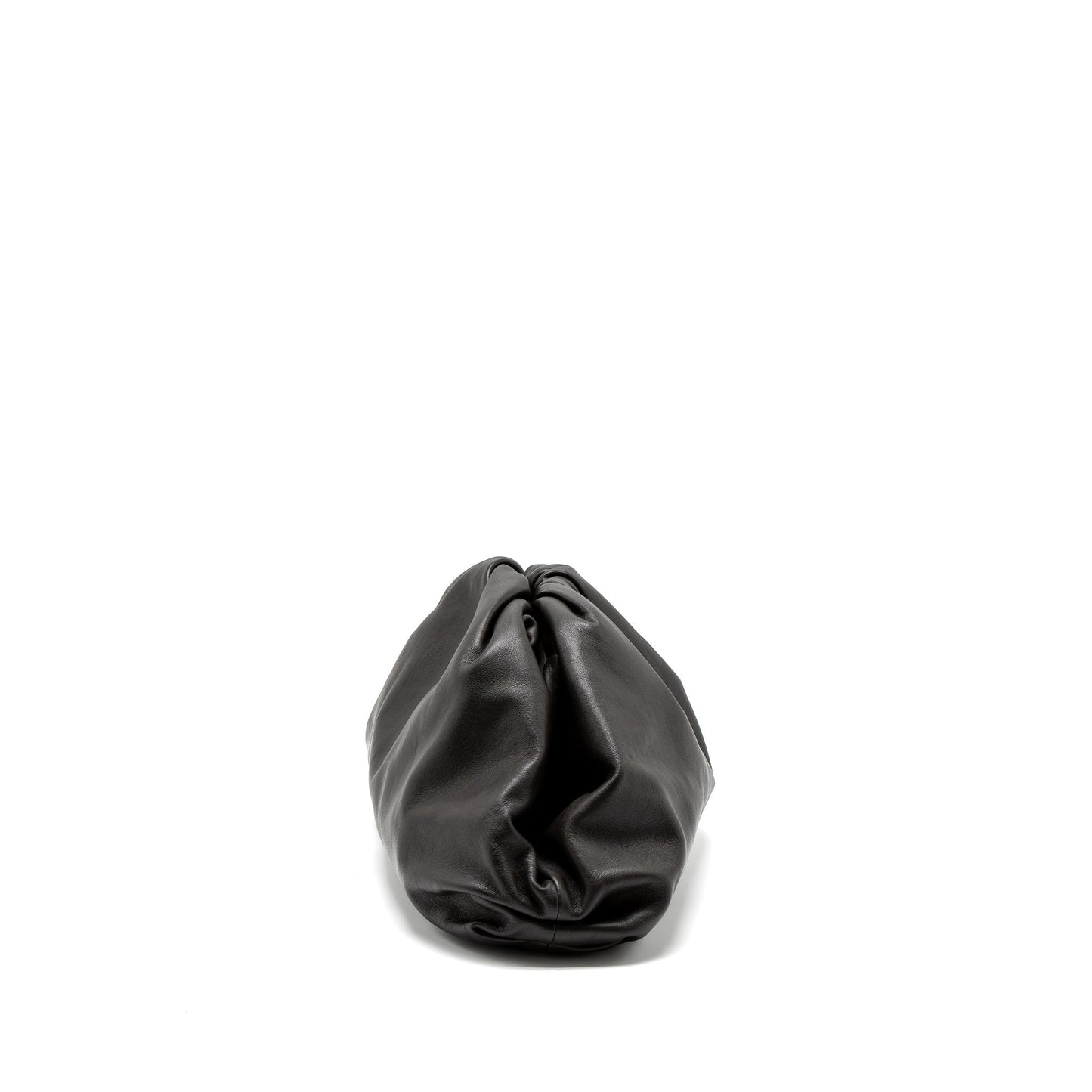 Bottega Veneta Clutch Calfskin Dark Brown