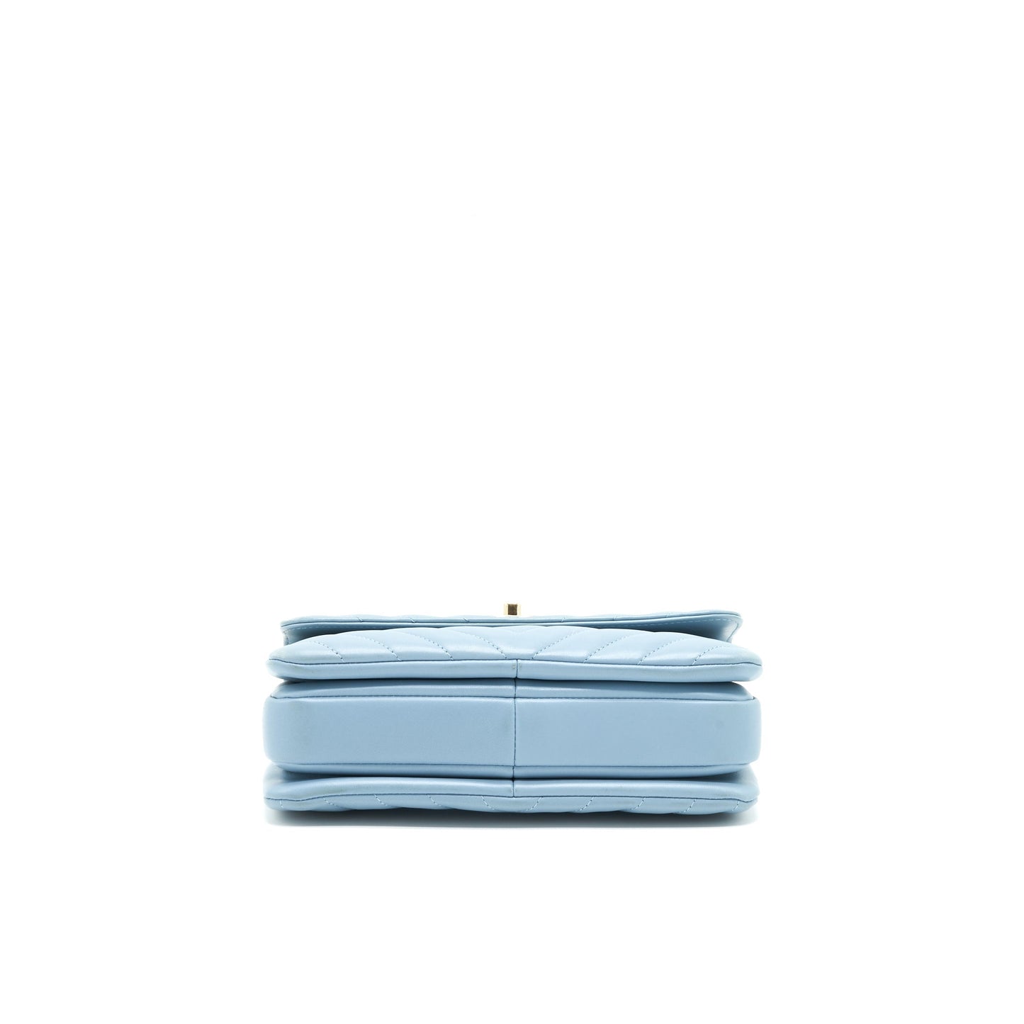 Chanel Trendy CC Flap Bag Light Blue Lambskin L