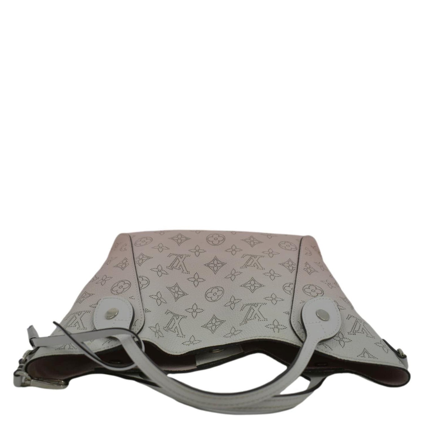 LOUIS VUITTON Hina PM Mahina Leather Tote Shoulder Bag Lilas