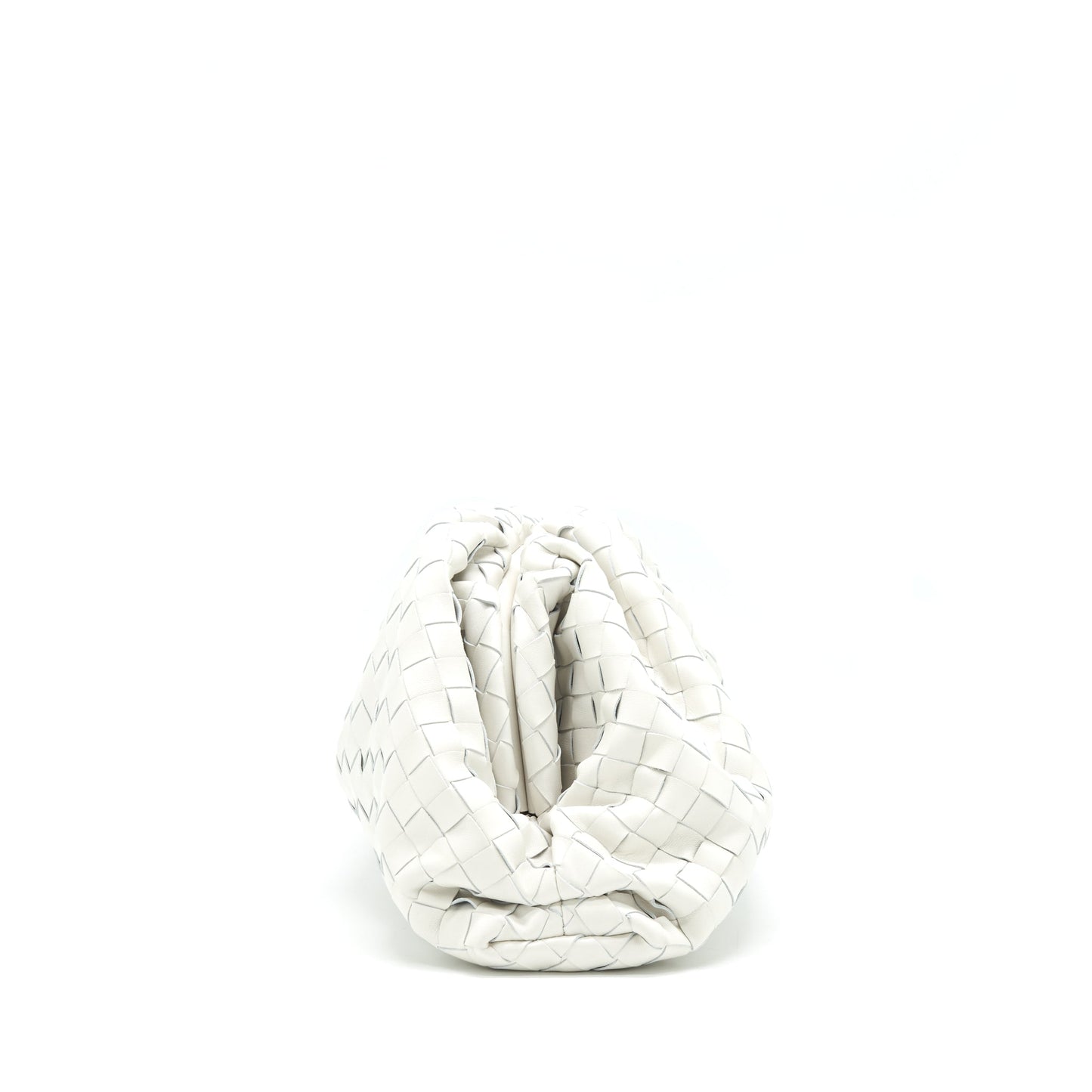Bottega Veneta Intrecciato Pouch in White