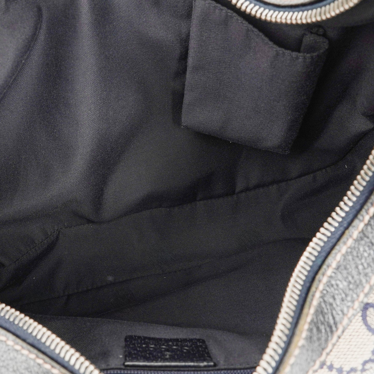 Gucci Monogram Canvas Beige/Navy Medium Pop Hobo Bag
