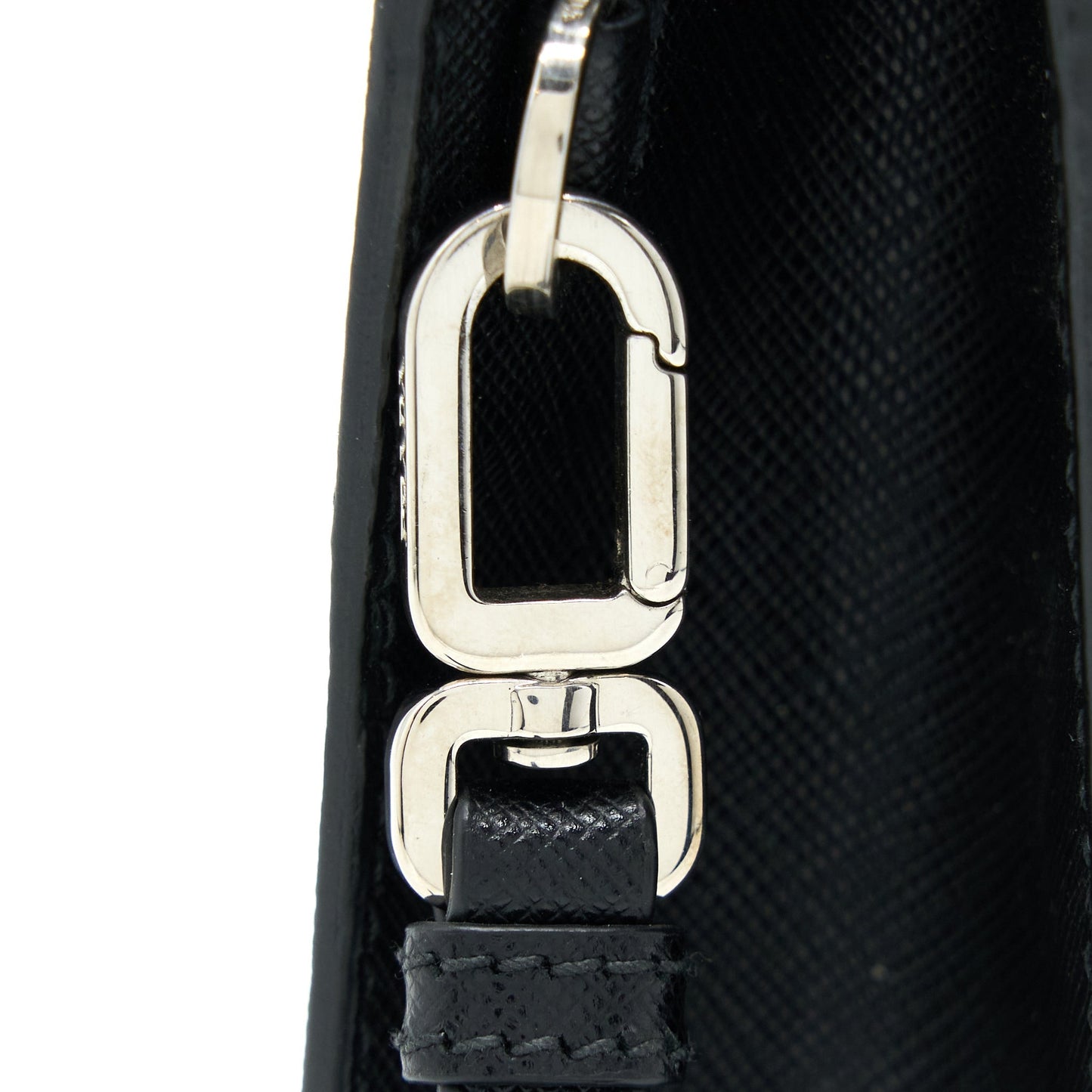 Prada MenÂs Clutch Soffiano Black SHW