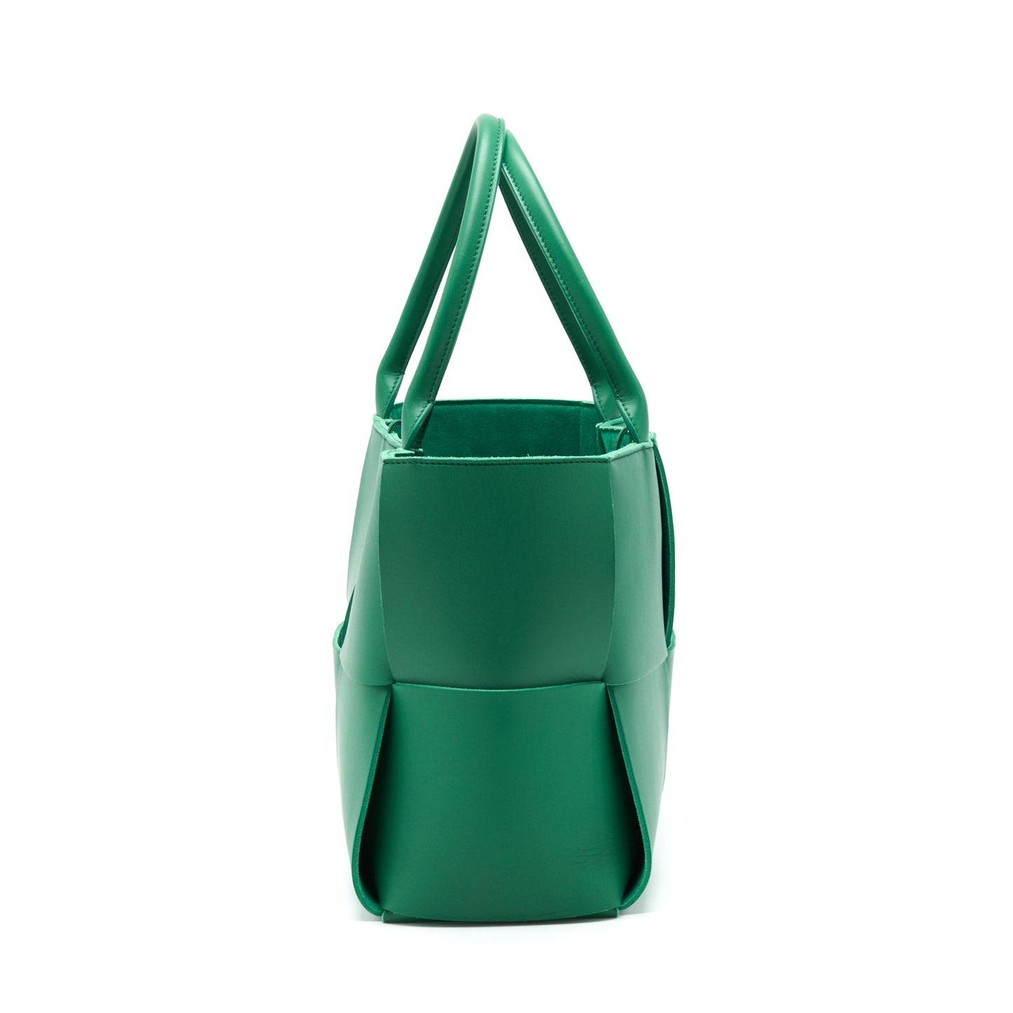 Bottega Veneta Arco Tote Purse Lambskin Parakeet Green