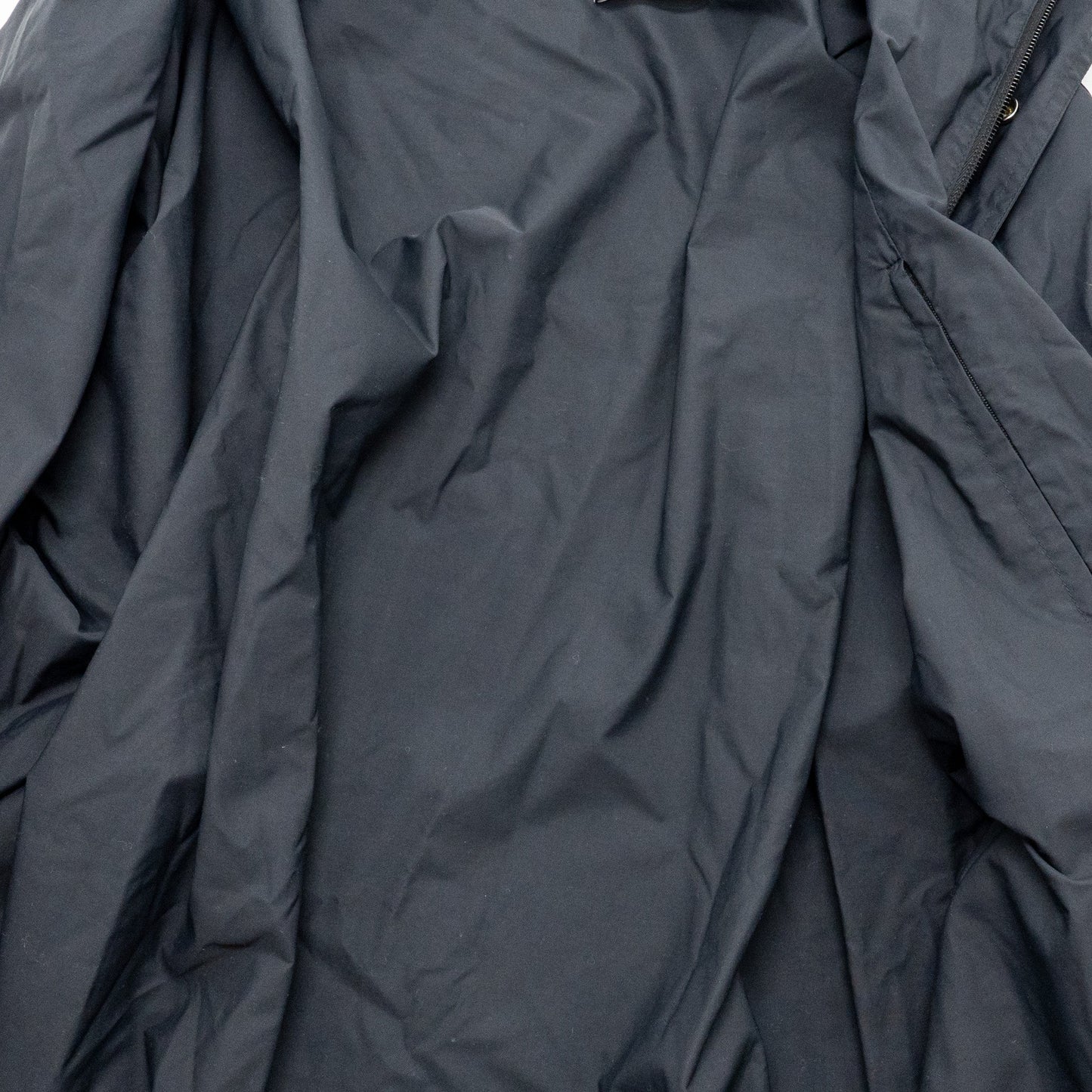 Balenciaga Size 34 Logo Anorak Nylon Black