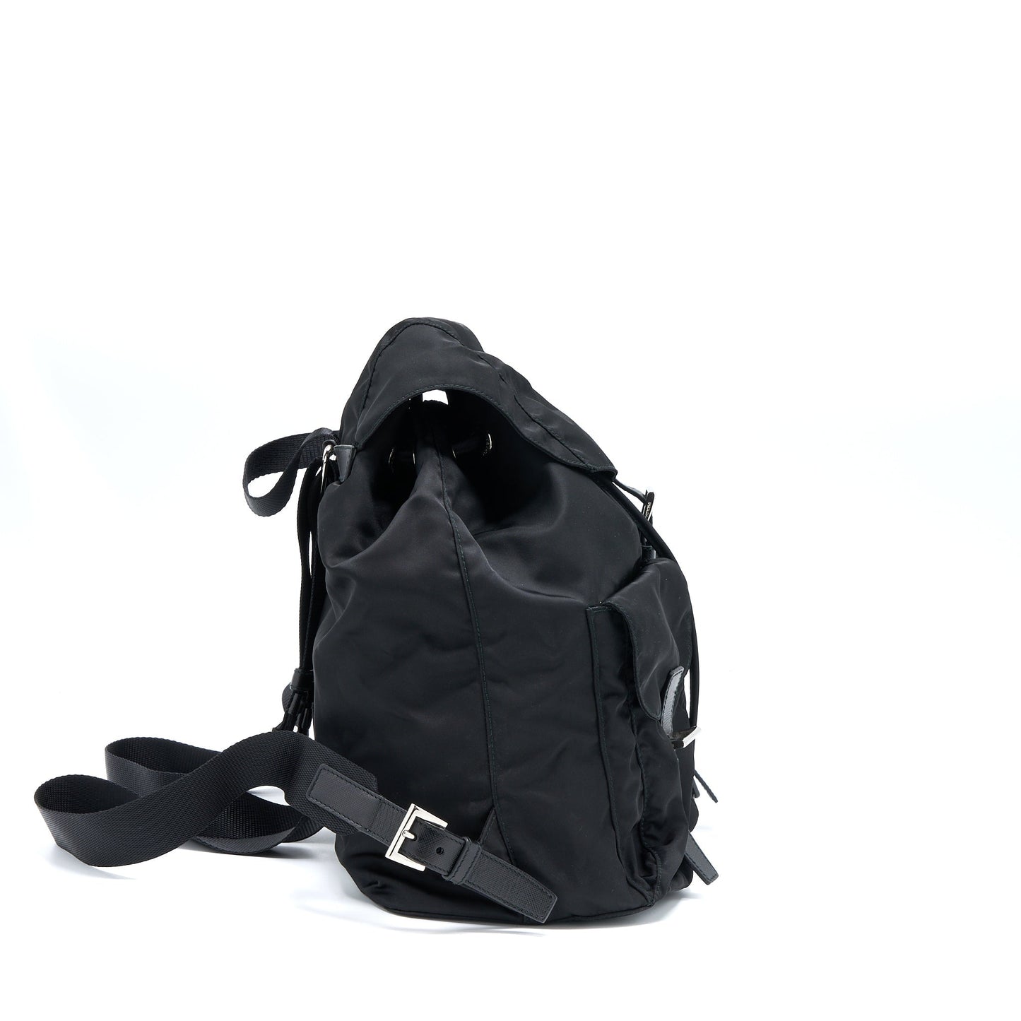 Prada Re-Nylon Backpack Black SHW