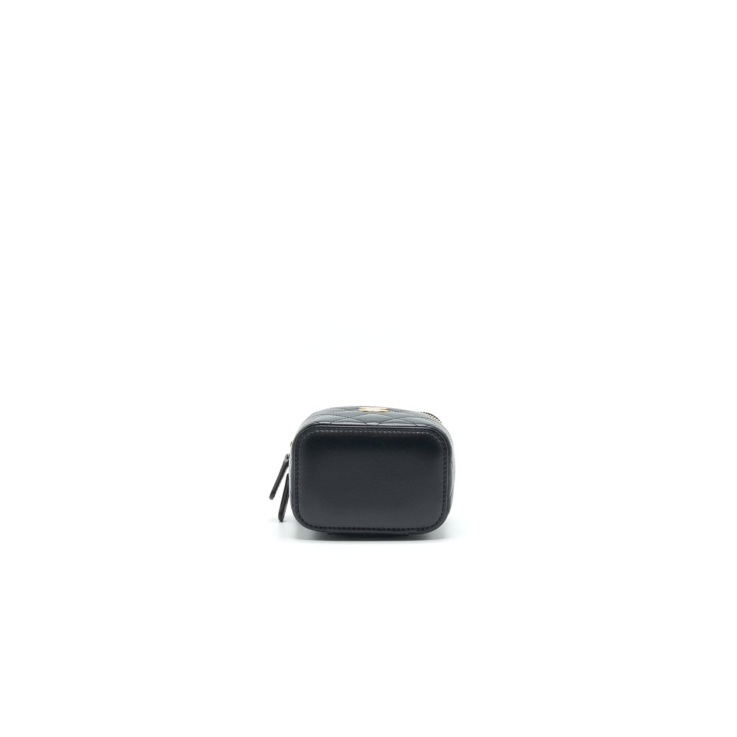Chanel 21A Top Handle Vanity with Chain Black