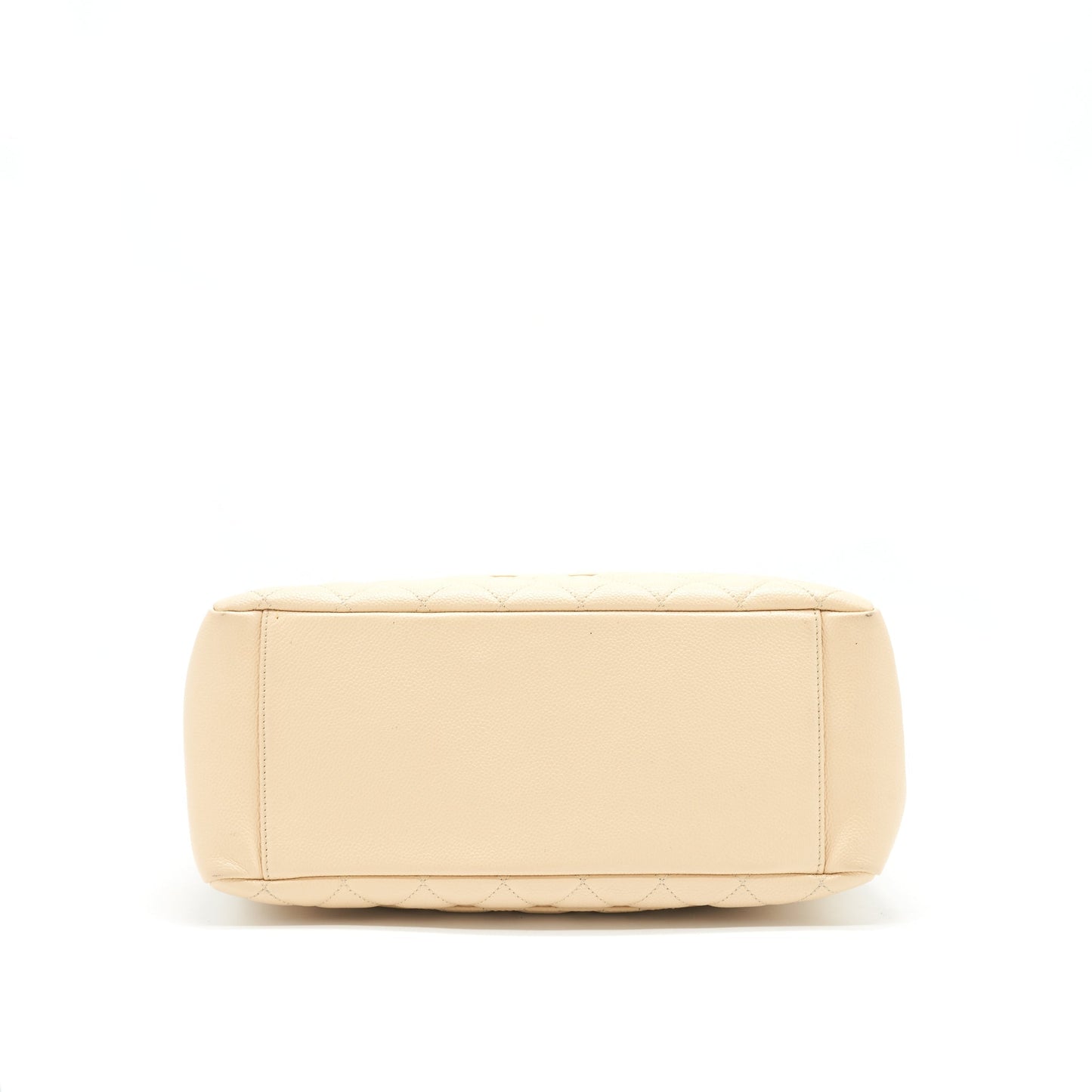 CHANEL CAVIAR GRAND SHOPPING TOTE GST IN BEIGE