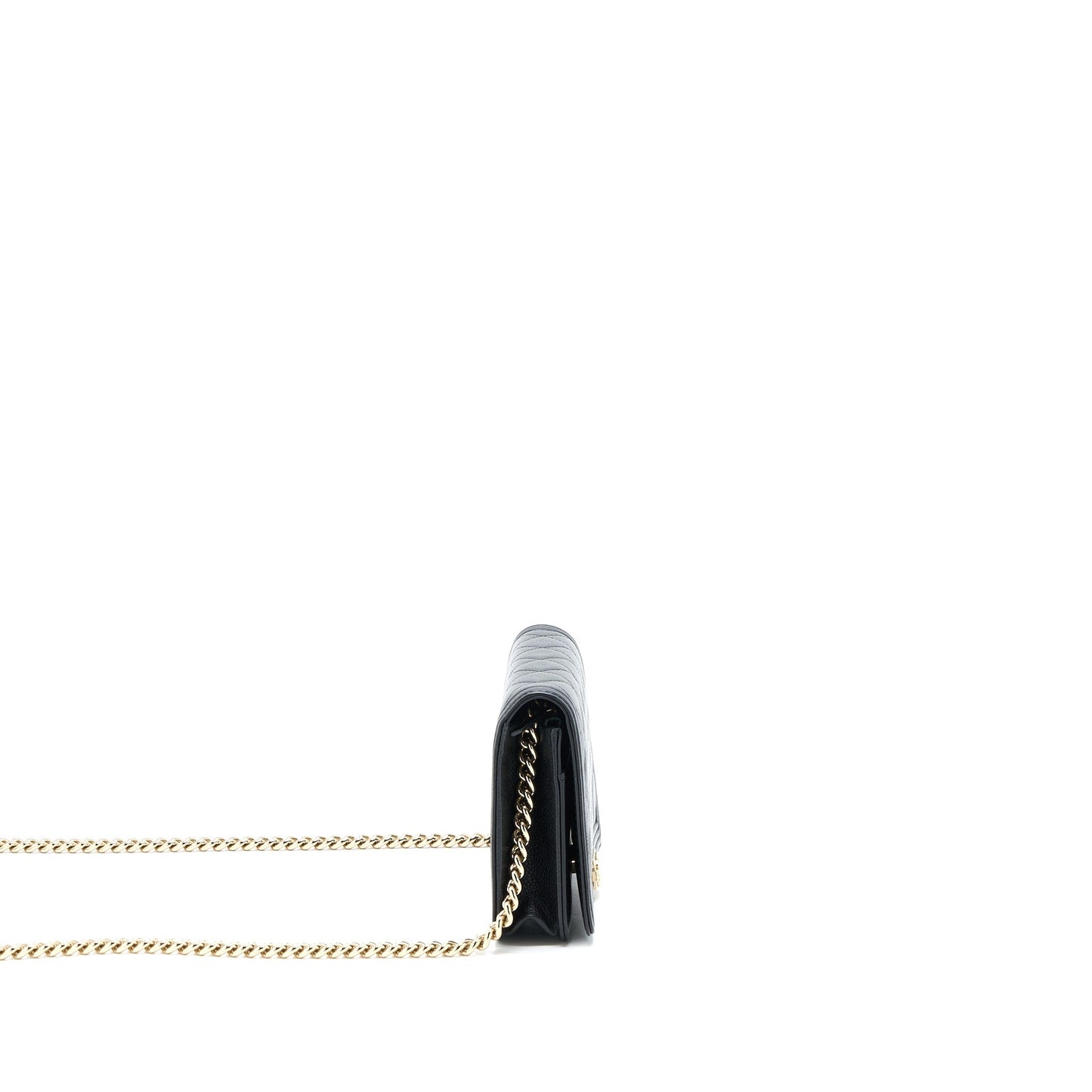 Chanel Boy Wallet On Chain Caviar Black LGHW