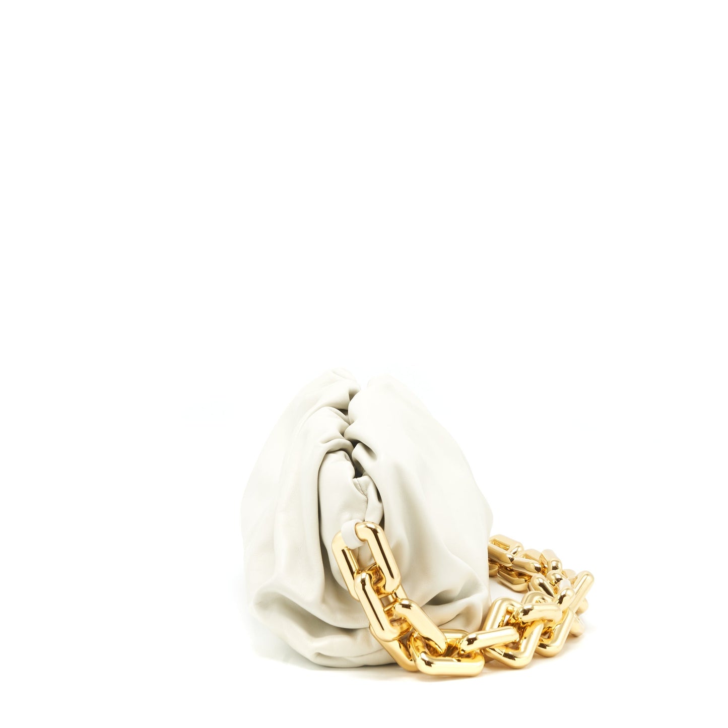 Bottega Veneta Chain Pouch Purse White
