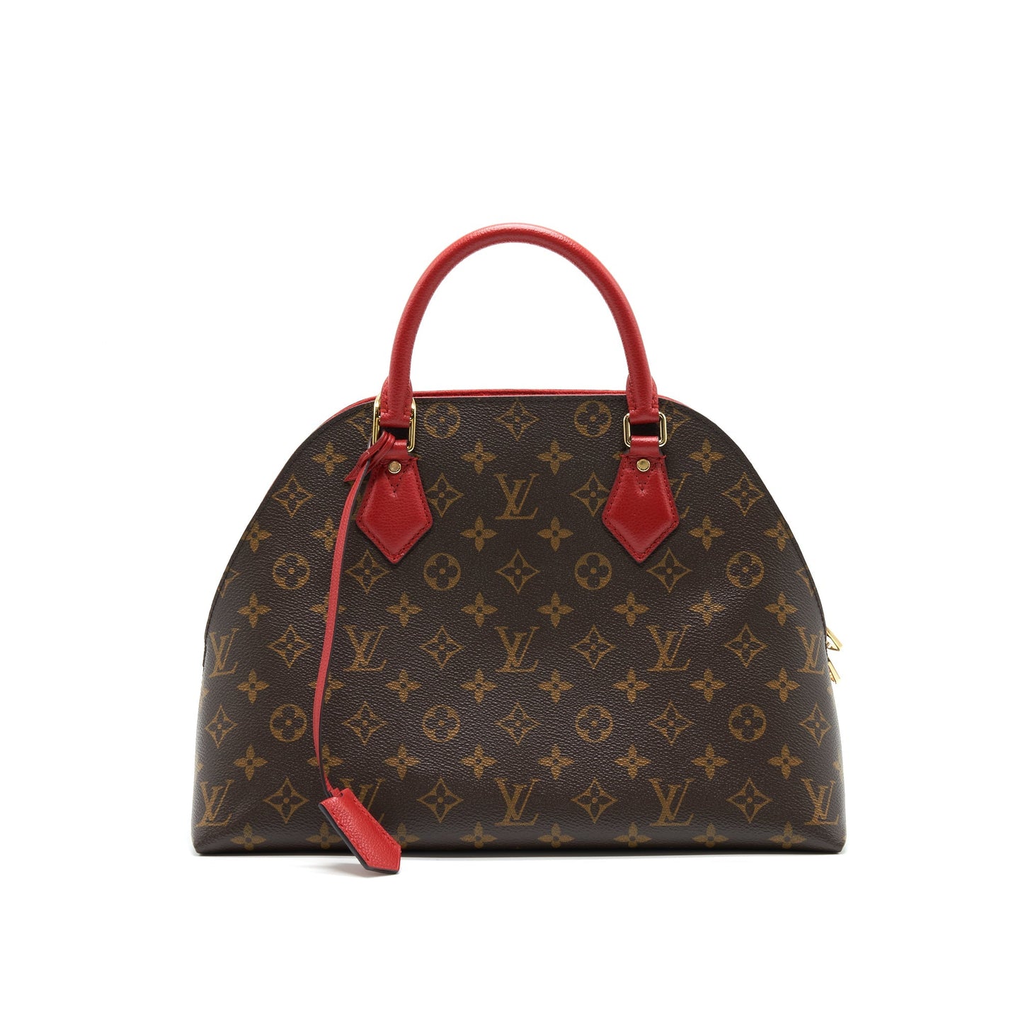 LOUIS VUITTON Monogram Canvas Alma BNB Bag Red