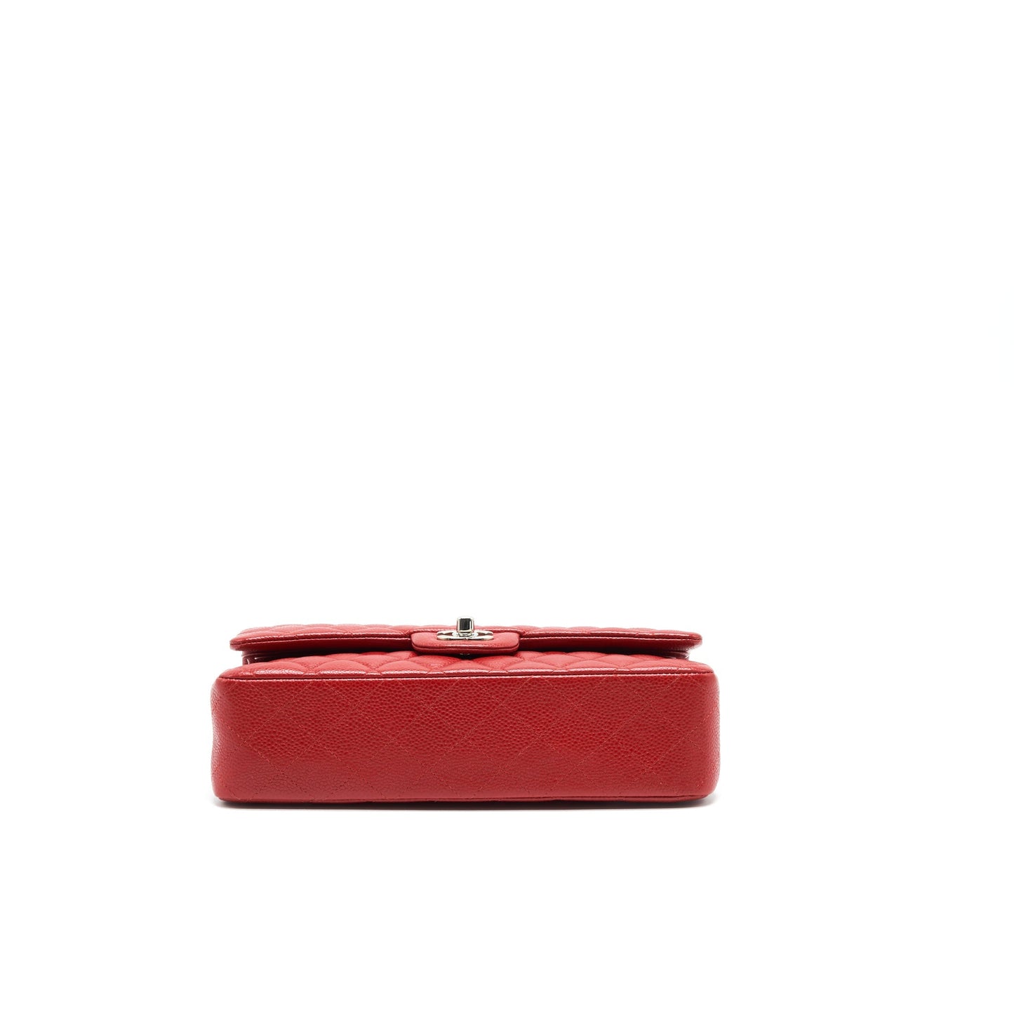 Chanel Medium Classic Double Flap Caviar Red