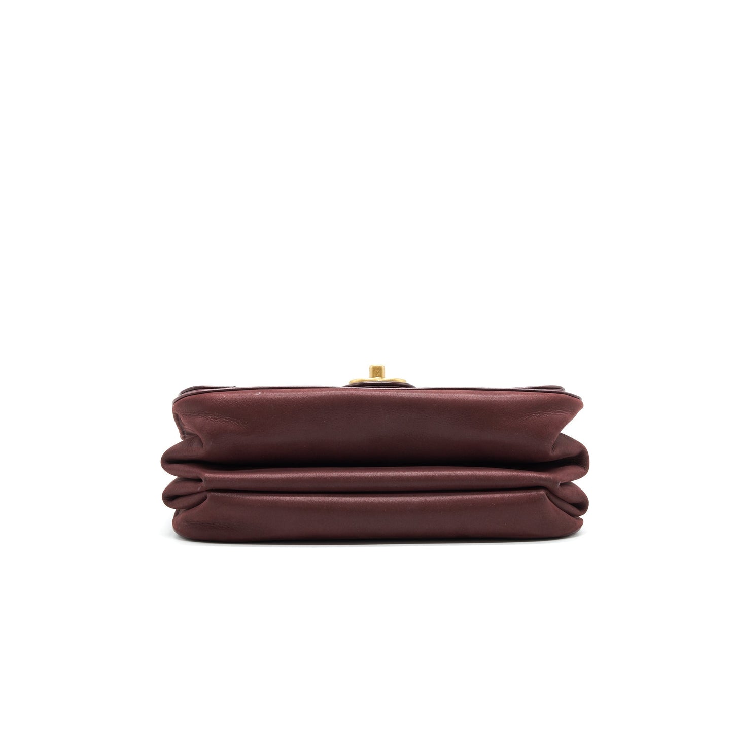 Chanel Seasonal Flap Bag Calfskin / Suede Leather Burgundy