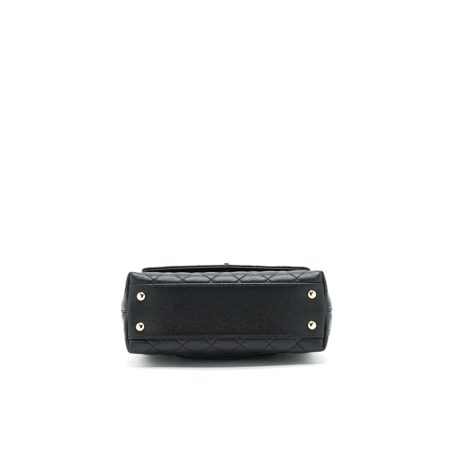 Chanel Small Coco Handle 24cm Caviar Black ( Microchip)