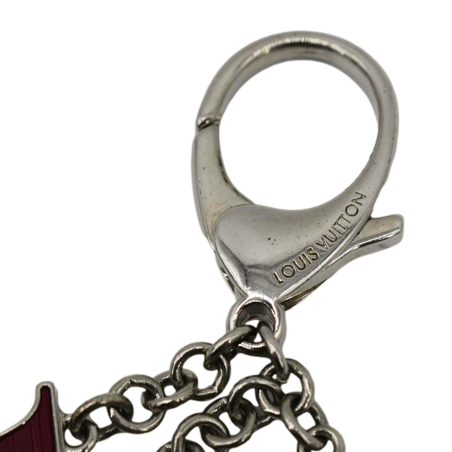 LOUIS VUITTON Fleur dEpi Bag Charm Fuchsia