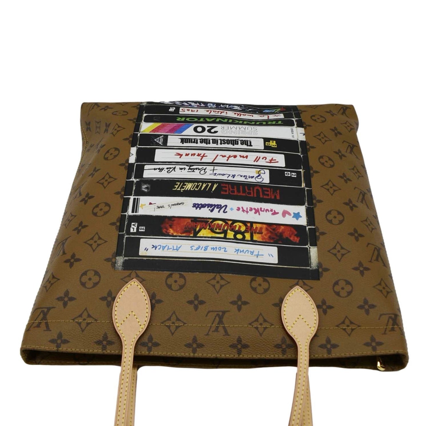 LOUIS VUITTON Carry It Monogram Reverse Canvas Tote Bag Brown