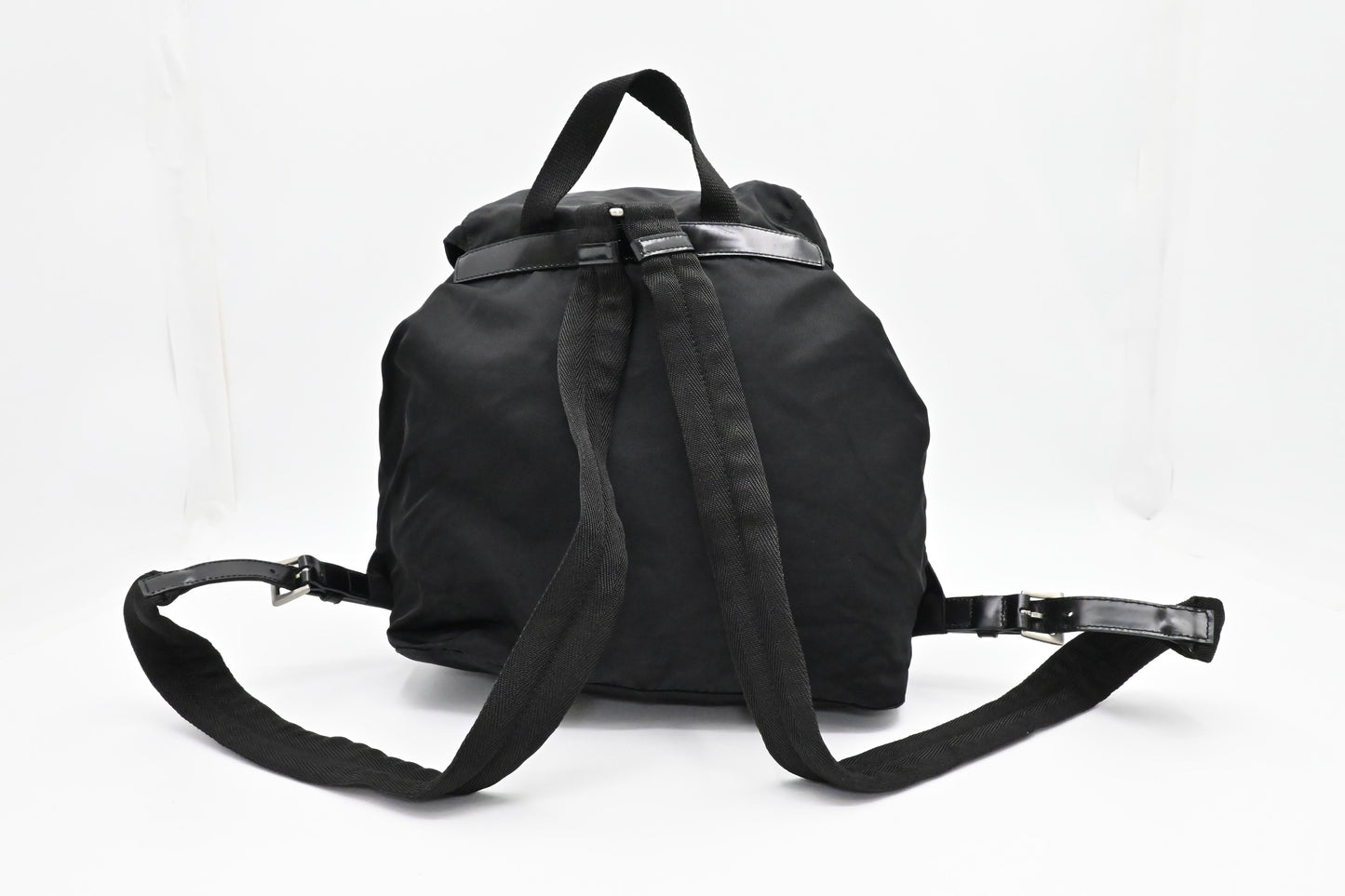 Prada Medium Backpack in Black Nylon - Style 2