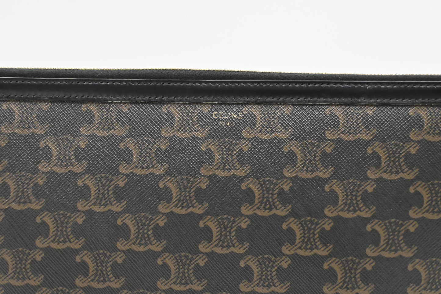 Celine Clutch in Triomphe Canvas