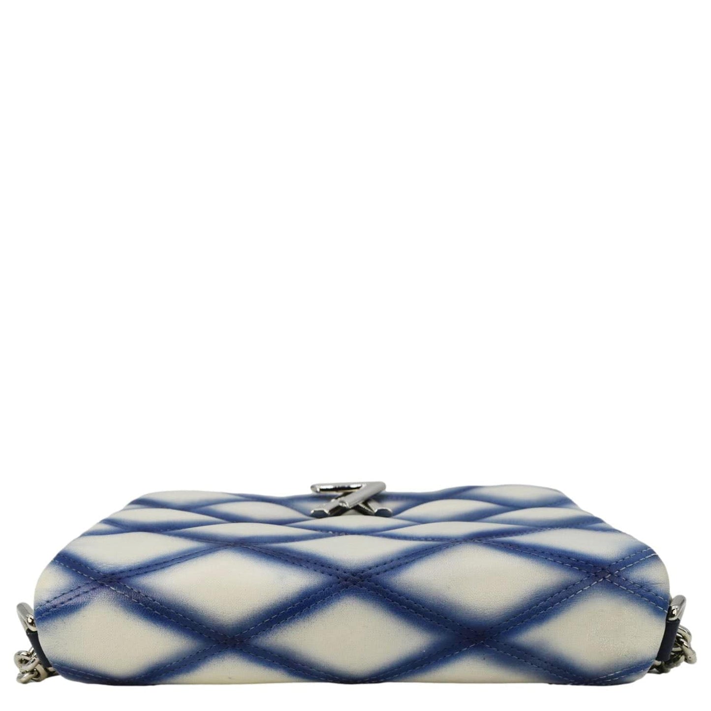 LOUIS VUITTON GO 14 PM Malletage Contraste Leather Shoulder Bag Blue