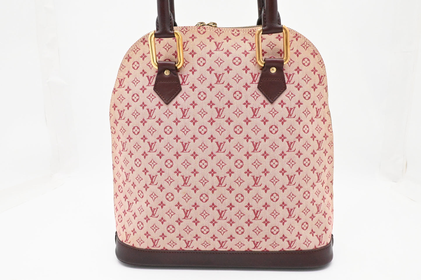 Louis Vuitton Alma Haut in Cerise Minilin Canvas