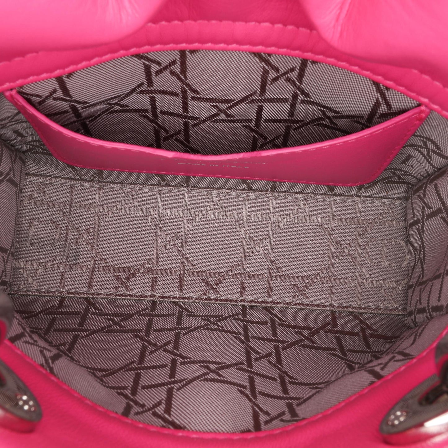 Dior Micro Lambskin Cannage Lady Dior