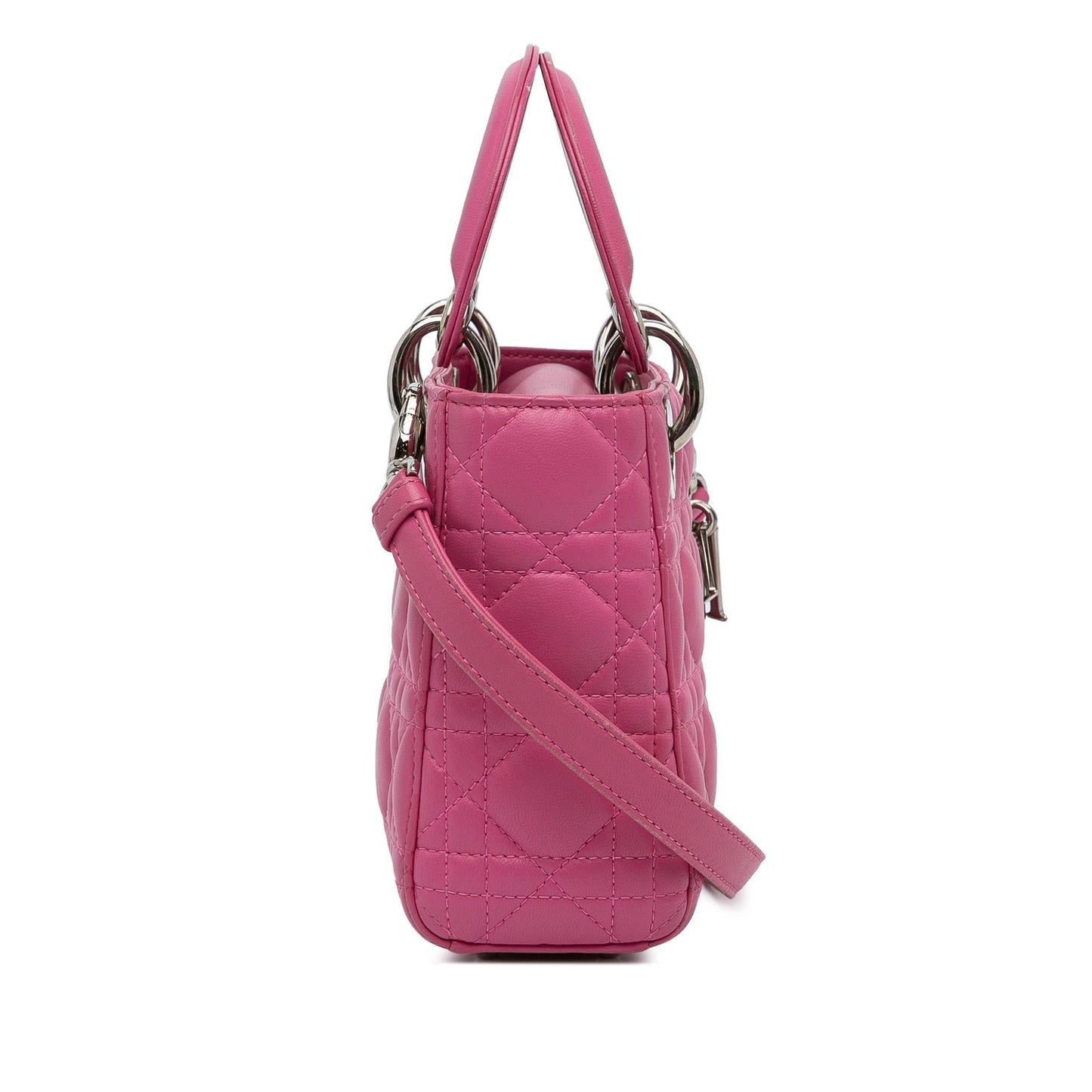 Dior Mini Lambskin Cannage Lady Dior