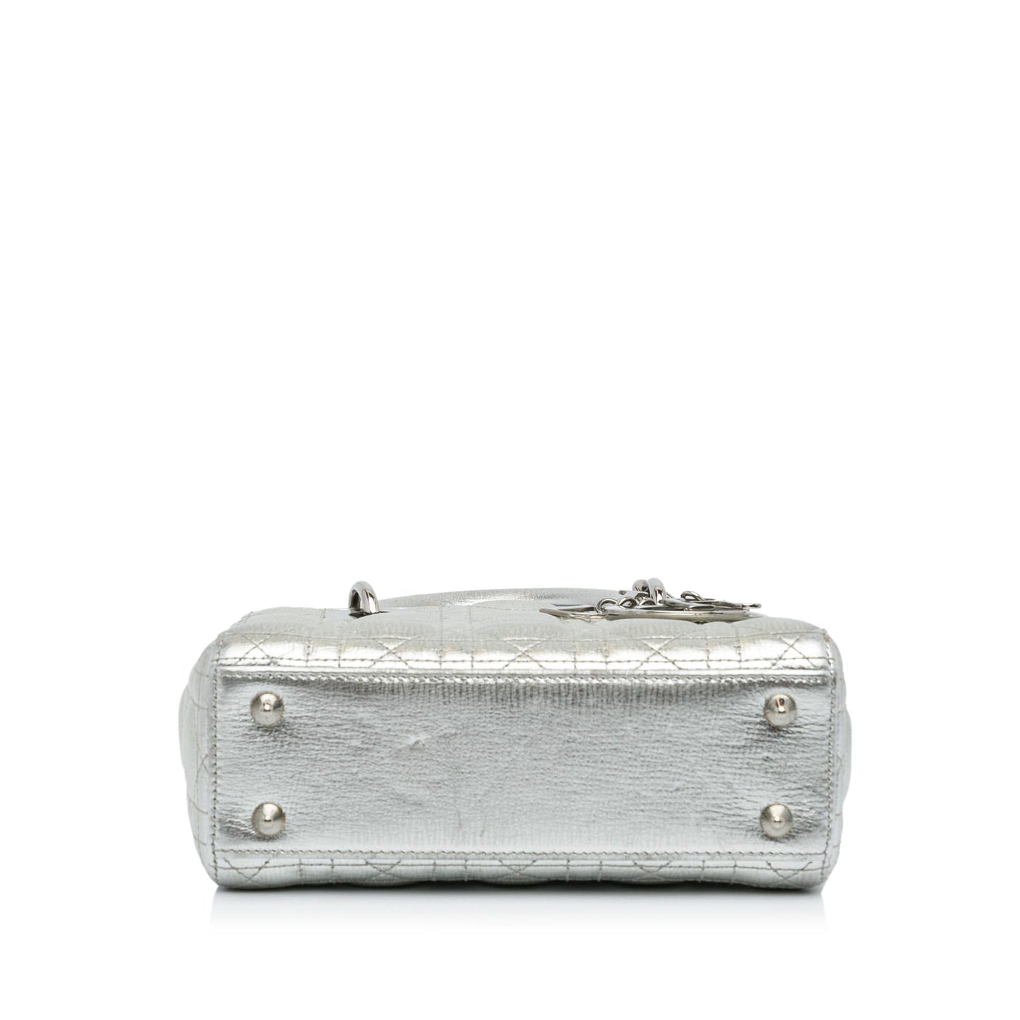 Dior Small Metallic Grained Calfskin Cannage My ABCDior Lady Dior