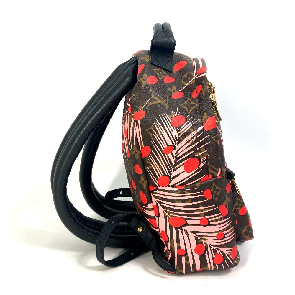 LOUIS VUITTON Backpack Monogram canvas Brown x Pink x Red Monogram Palm Springs PM Women