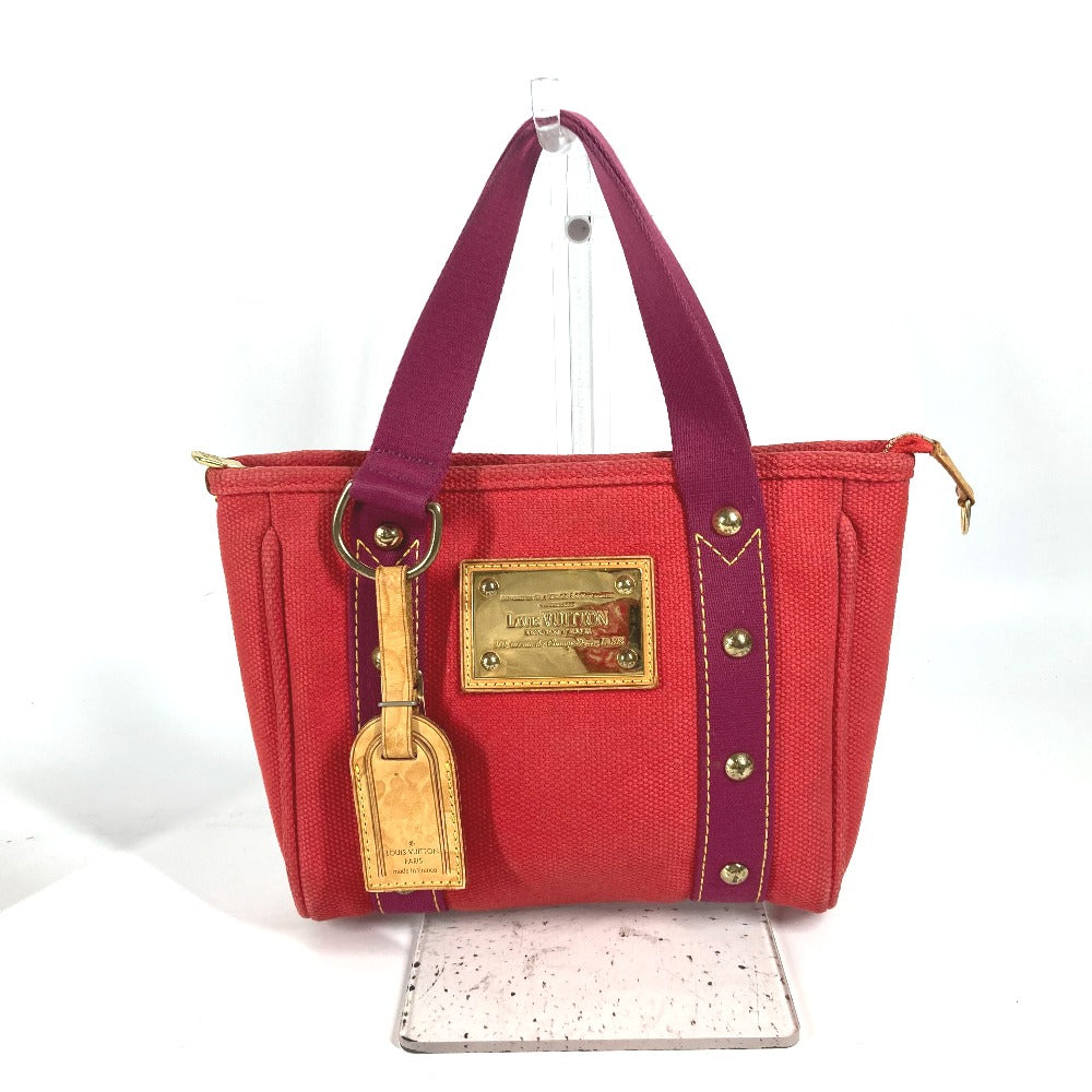 LOUIS VUITTON Handbag M40037 canvas Red Antigua Hippo PM Women