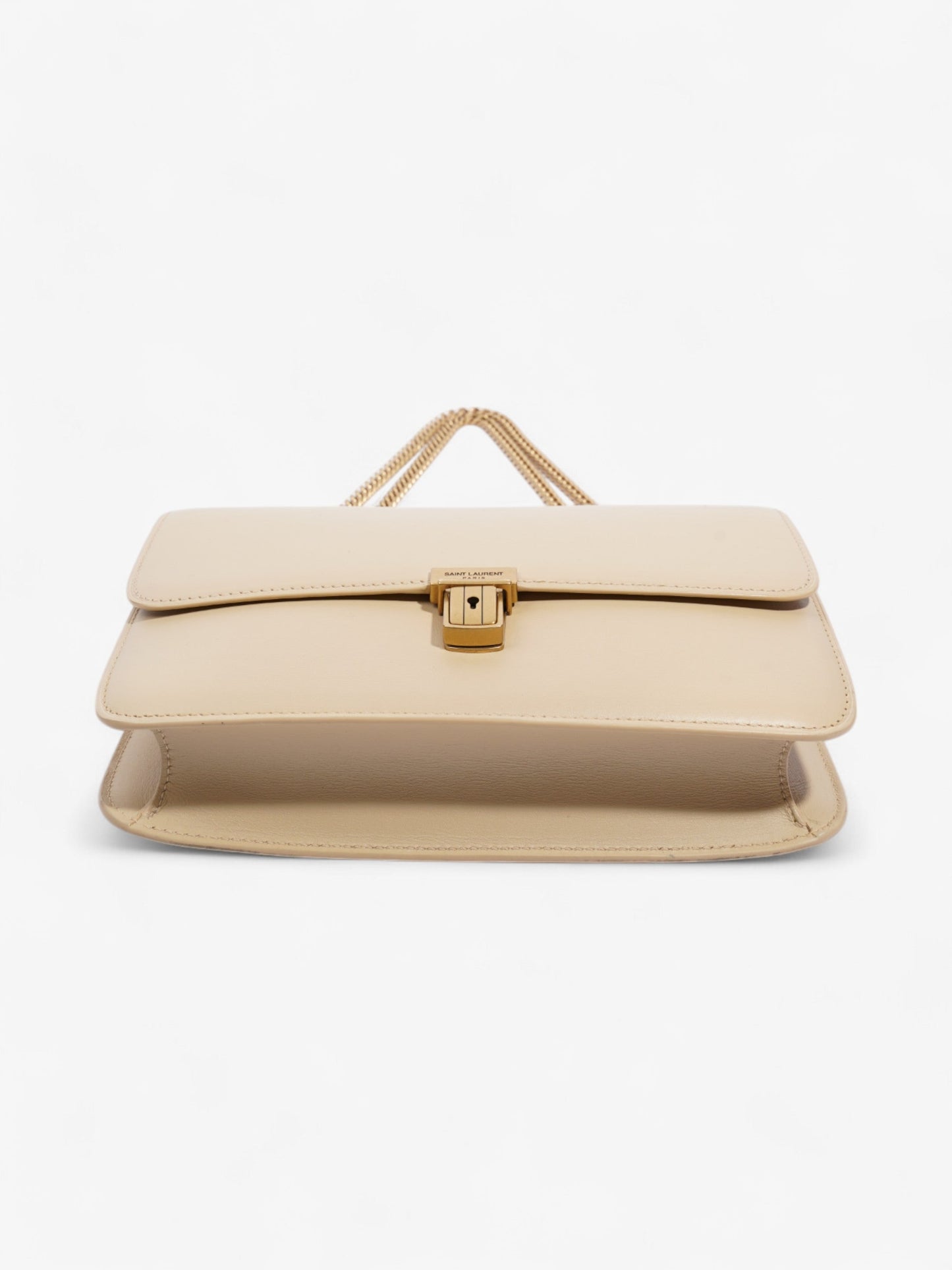 Saint Laurent Tuc Beige Leather