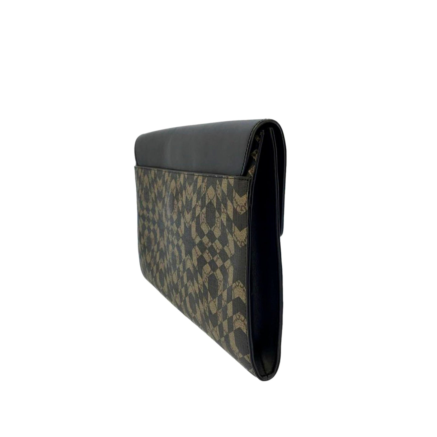 Gucci GG Supreme Leather Canvas Clutch Style 1