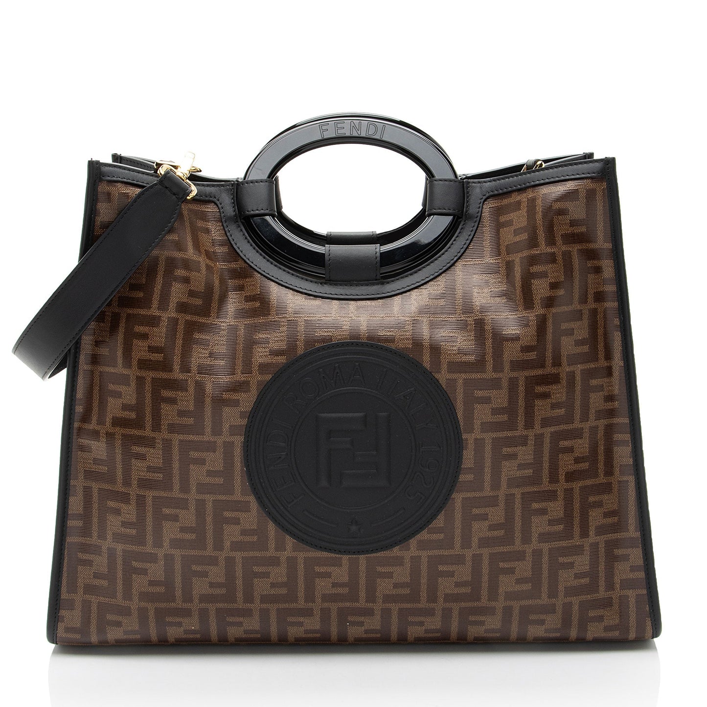 Fendi FF Coated Canvas 1974 Runaway Shopper Tote
