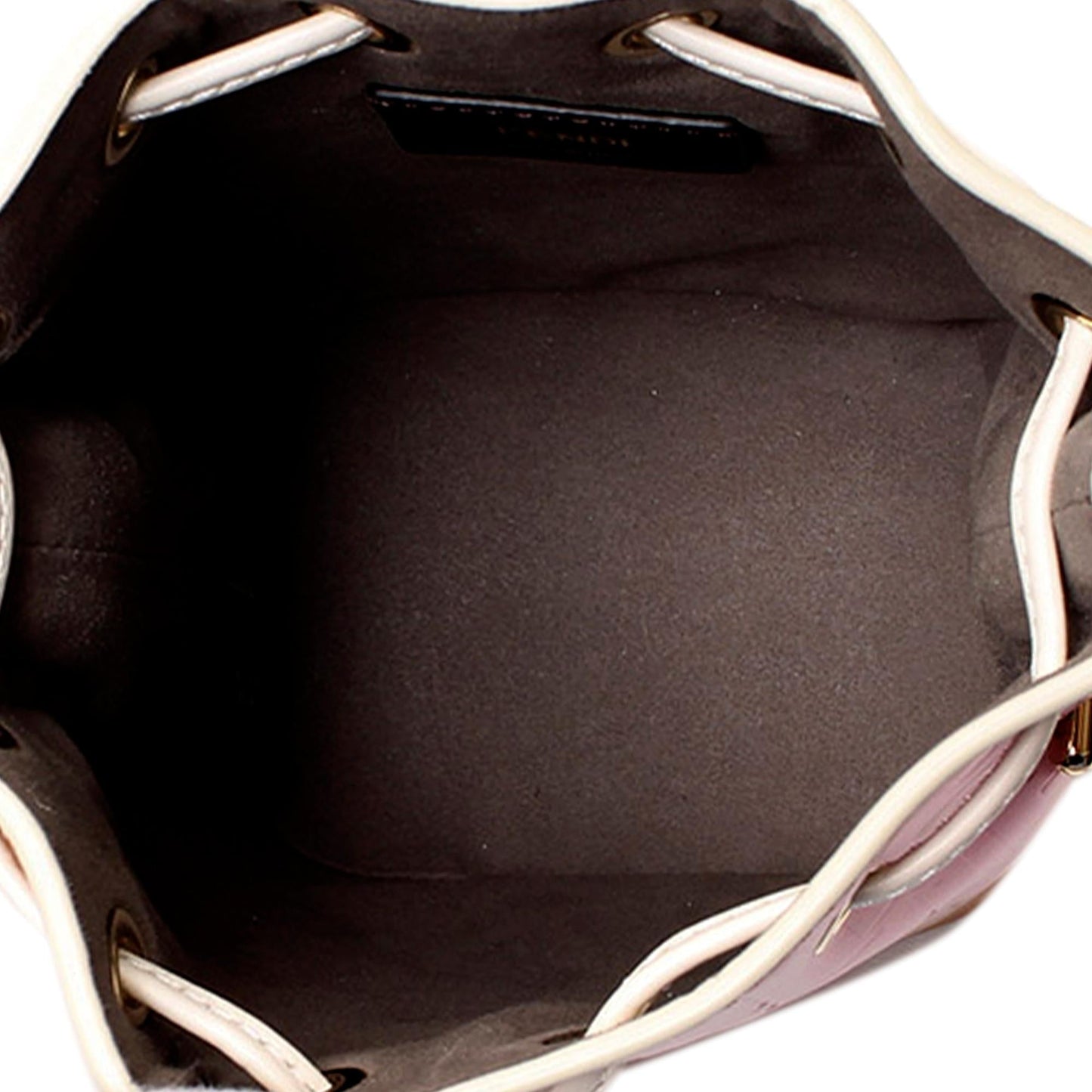 Fendi FF Embossed Striped Mini Mon Tresor Bucket Bag (ryQxMo)