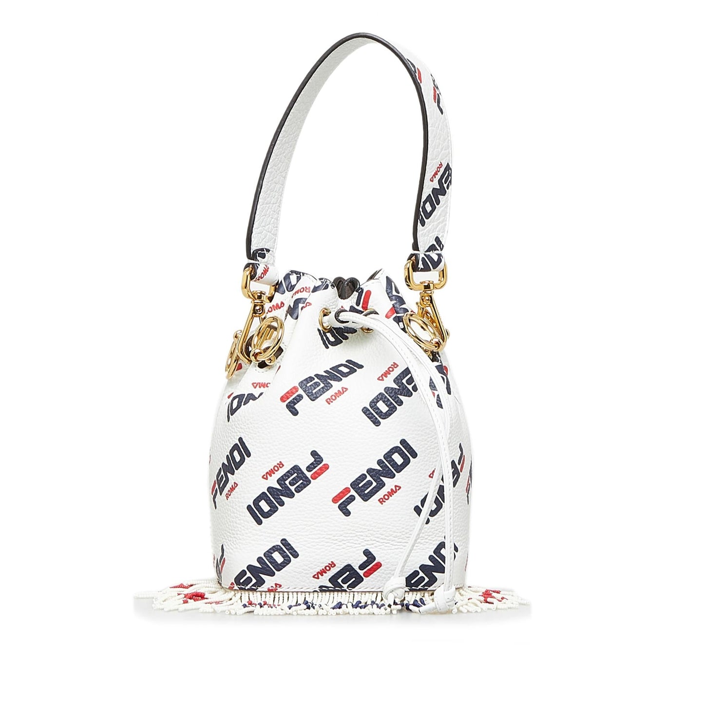 Fendi X Fila Mania Mini Mon Tresor Bucket Bag (SHG-h1pUBX)