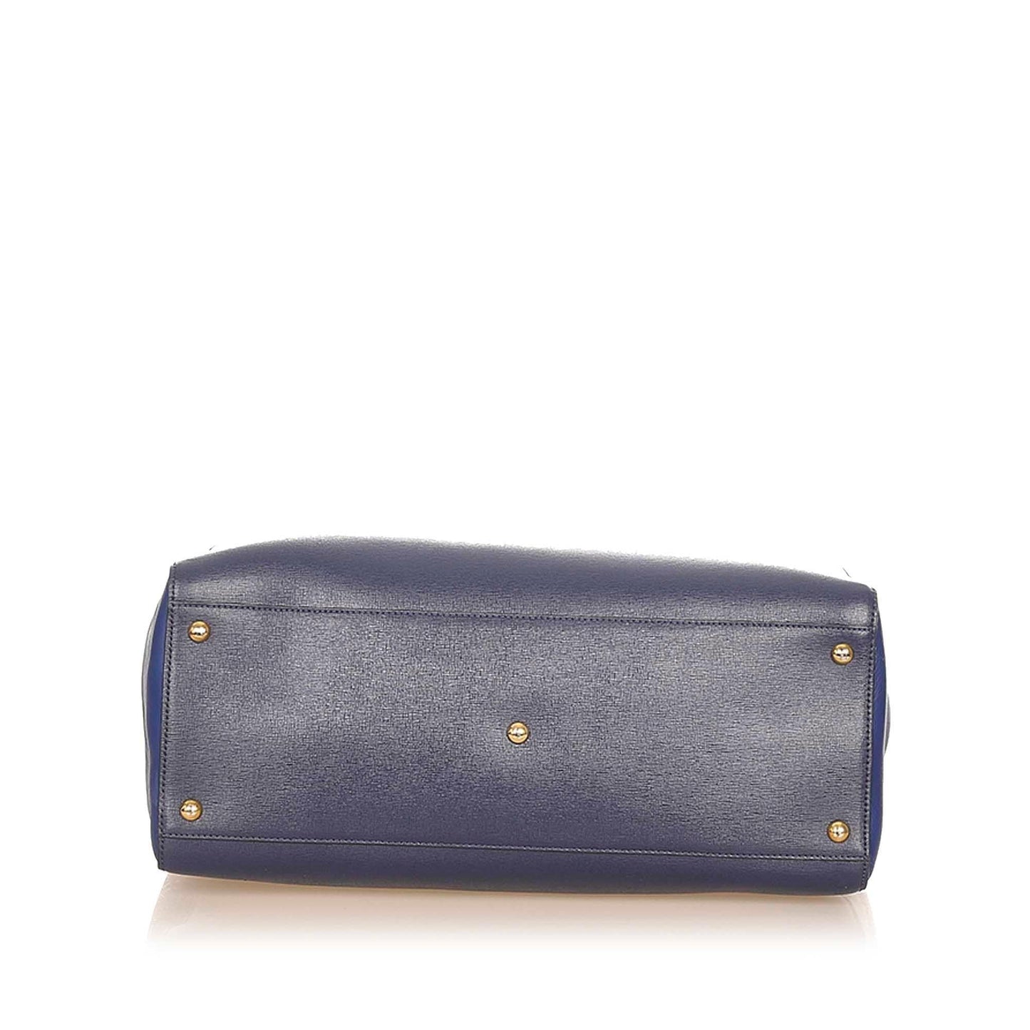 Fendi Large 2Jours Leather Tote Bag (37352)
