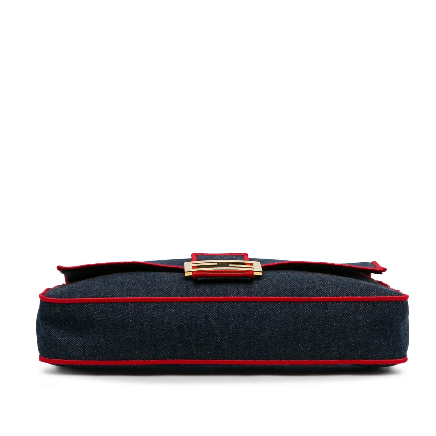 Fendi Large Denim Baguette Satchel (0IShmW)