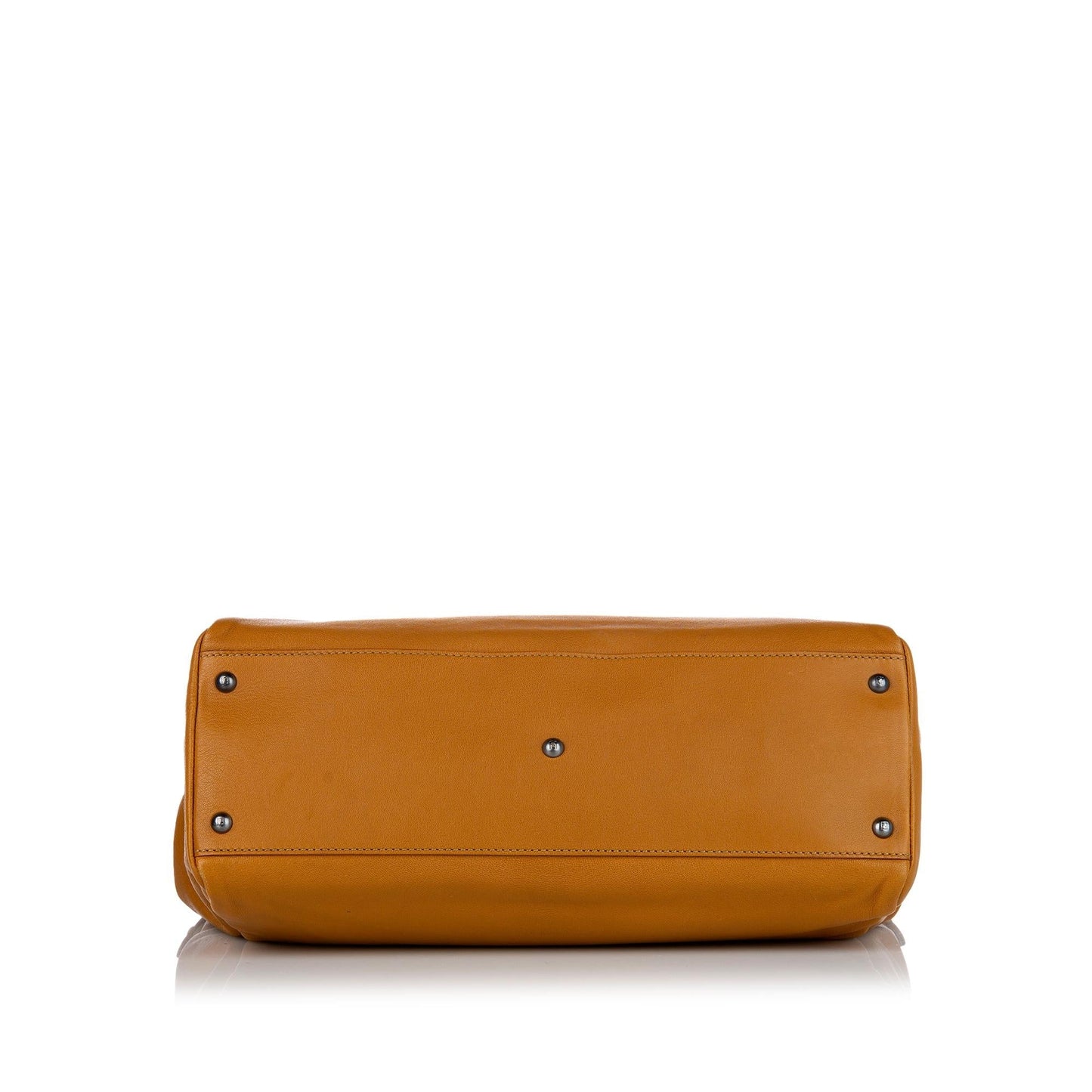 Fendi Large Peekaboo Leather Satchel (24326)