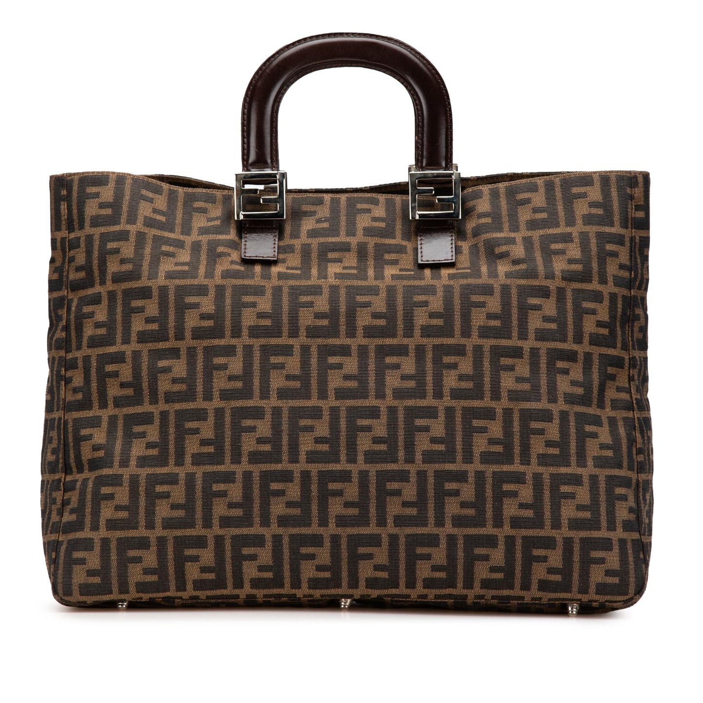 Fendi Large Zucca Canvas Twins Tote